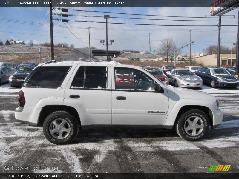 Summit White / Medium Pewter 2003 Chevrolet TrailBlazer LTZ 4x4