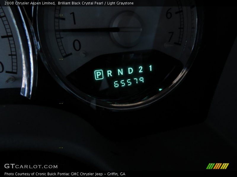 Brilliant Black Crystal Pearl / Light Graystone 2008 Chrysler Aspen Limited