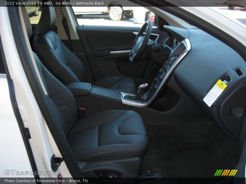 Ice White / Anthracite Black 2013 Volvo XC60 T6 AWD