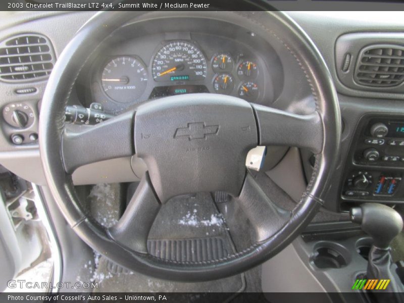 Summit White / Medium Pewter 2003 Chevrolet TrailBlazer LTZ 4x4