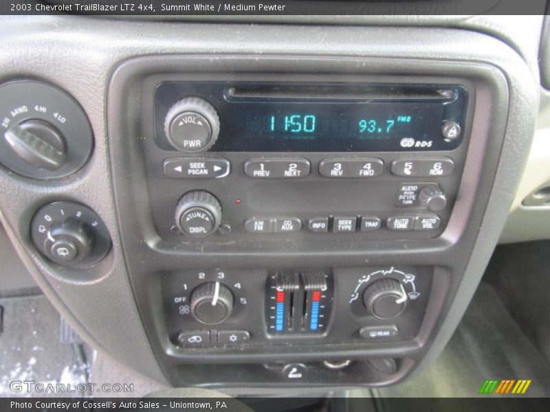 Summit White / Medium Pewter 2003 Chevrolet TrailBlazer LTZ 4x4