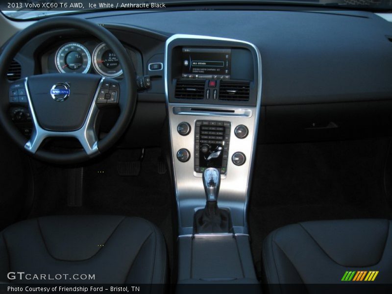 Ice White / Anthracite Black 2013 Volvo XC60 T6 AWD