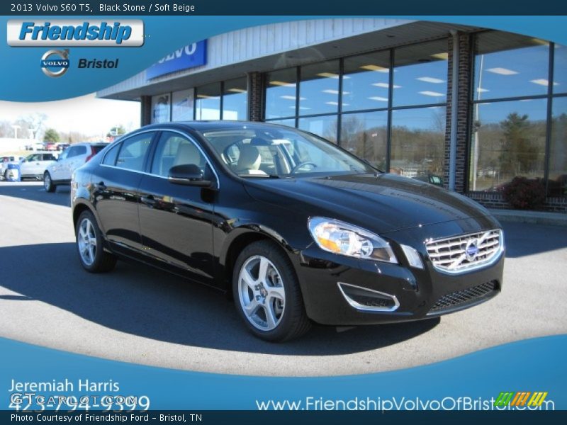 Black Stone / Soft Beige 2013 Volvo S60 T5