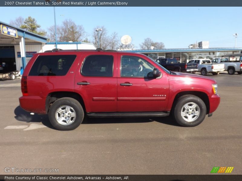 Sport Red Metallic / Light Cashmere/Ebony 2007 Chevrolet Tahoe LS