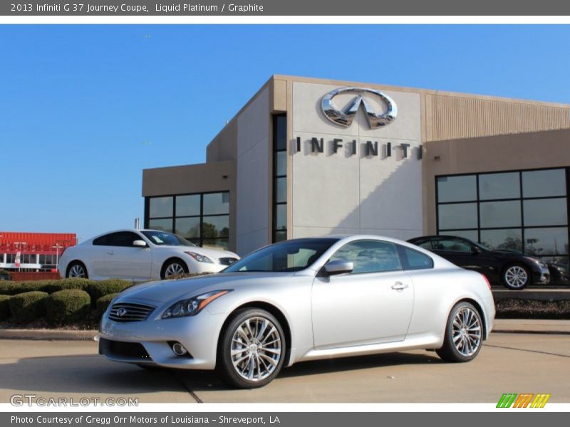 Liquid Platinum / Graphite 2013 Infiniti G 37 Journey Coupe