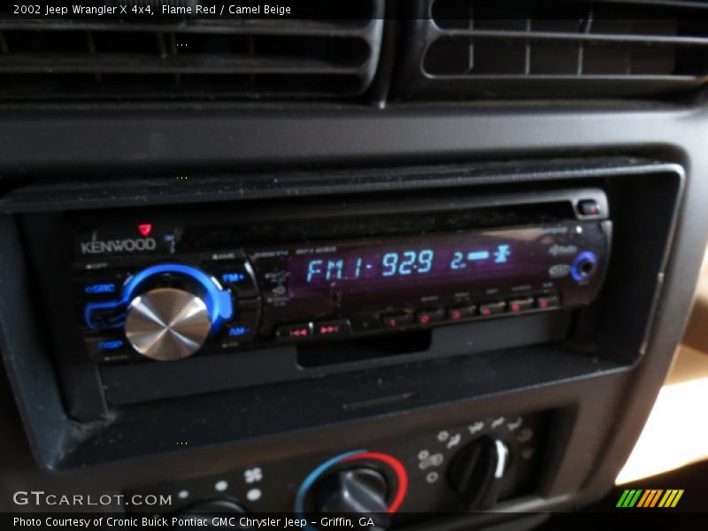 Flame Red / Camel Beige 2002 Jeep Wrangler X 4x4