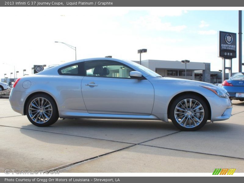 Liquid Platinum / Graphite 2013 Infiniti G 37 Journey Coupe