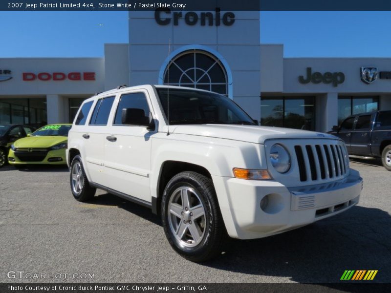 Stone White / Pastel Slate Gray 2007 Jeep Patriot Limited 4x4