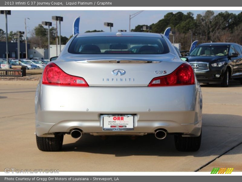 Liquid Platinum / Graphite 2013 Infiniti G 37 Journey Coupe