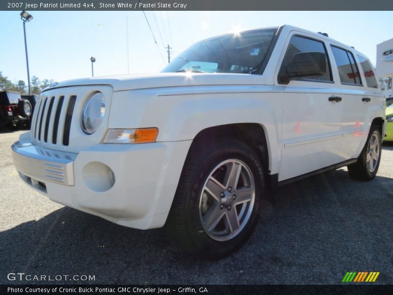 Stone White / Pastel Slate Gray 2007 Jeep Patriot Limited 4x4