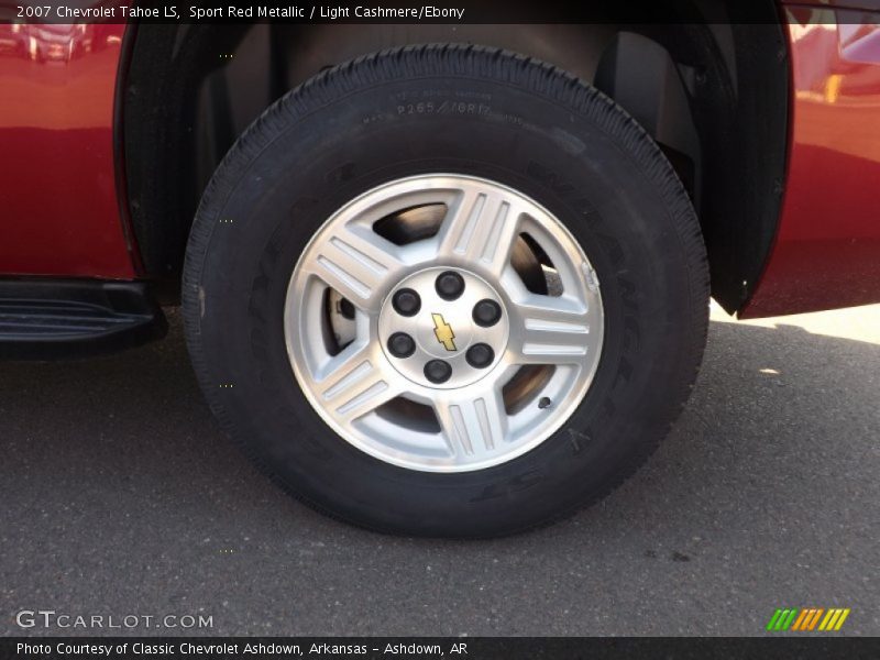 Sport Red Metallic / Light Cashmere/Ebony 2007 Chevrolet Tahoe LS