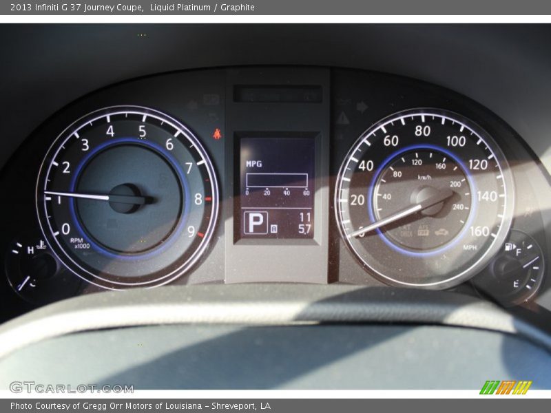  2013 G 37 Journey Coupe 37 Journey Coupe Gauges