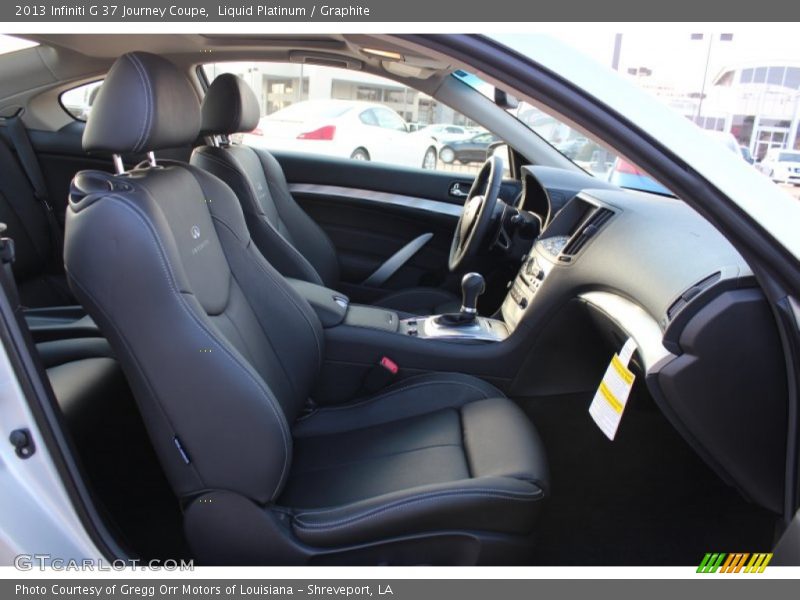 Front Seat of 2013 G 37 Journey Coupe
