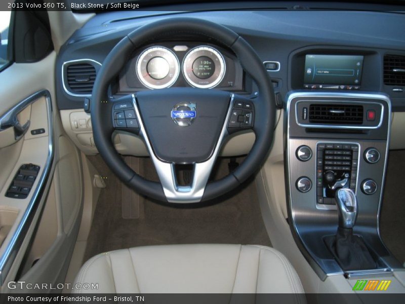 Black Stone / Soft Beige 2013 Volvo S60 T5