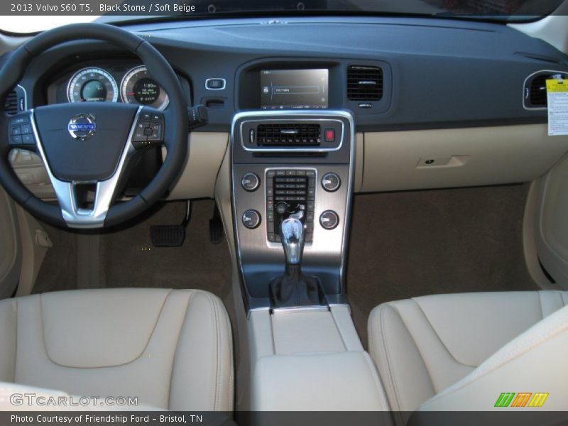 Black Stone / Soft Beige 2013 Volvo S60 T5
