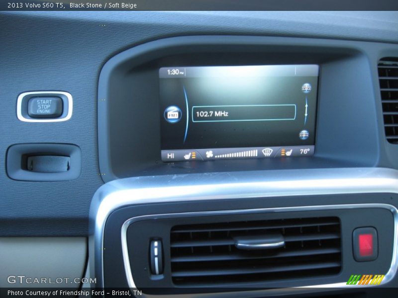 Black Stone / Soft Beige 2013 Volvo S60 T5