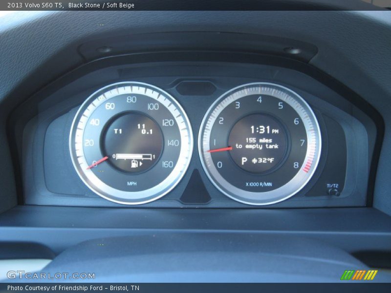 Black Stone / Soft Beige 2013 Volvo S60 T5