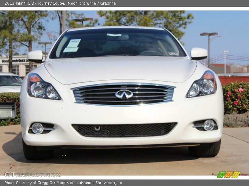 Moonlight White / Graphite 2013 Infiniti G 37 Journey Coupe