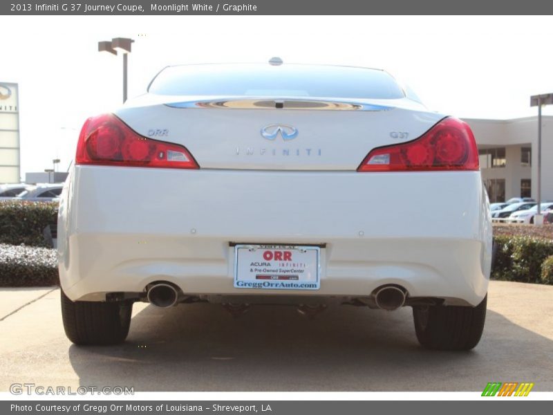 Moonlight White / Graphite 2013 Infiniti G 37 Journey Coupe