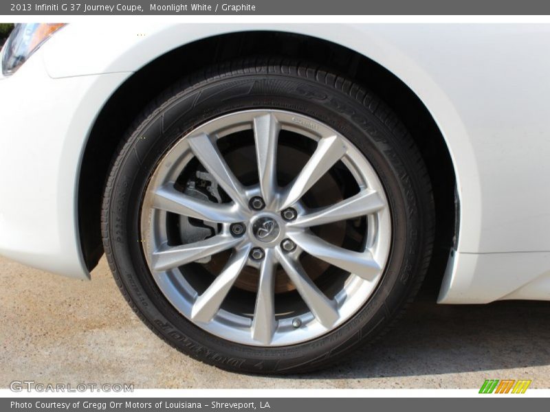 Moonlight White / Graphite 2013 Infiniti G 37 Journey Coupe