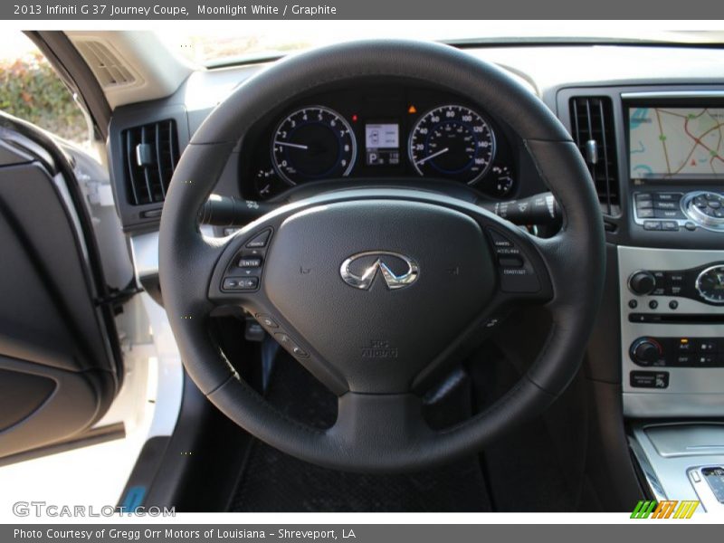 Moonlight White / Graphite 2013 Infiniti G 37 Journey Coupe