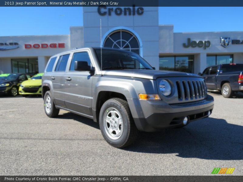 Mineral Gray Metallic / Dark Slate Gray 2013 Jeep Patriot Sport