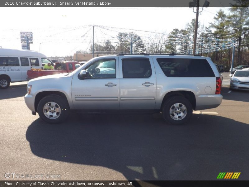 Sheer Silver Metallic / Ebony 2010 Chevrolet Suburban LT