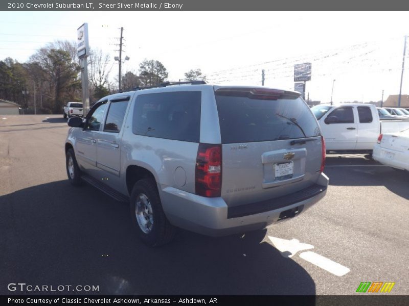Sheer Silver Metallic / Ebony 2010 Chevrolet Suburban LT