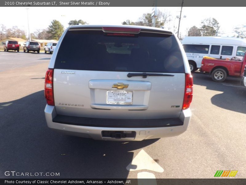 Sheer Silver Metallic / Ebony 2010 Chevrolet Suburban LT