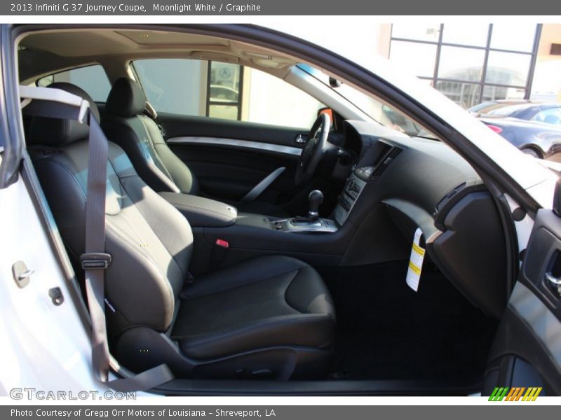 Moonlight White / Graphite 2013 Infiniti G 37 Journey Coupe