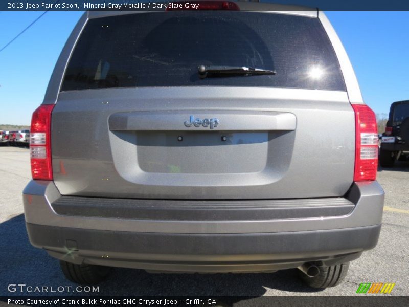 Mineral Gray Metallic / Dark Slate Gray 2013 Jeep Patriot Sport