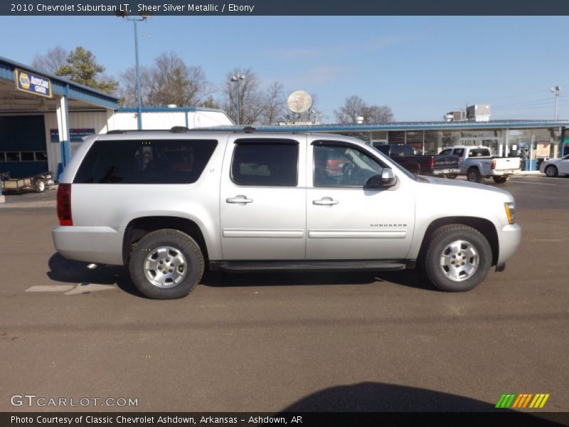 Sheer Silver Metallic / Ebony 2010 Chevrolet Suburban LT