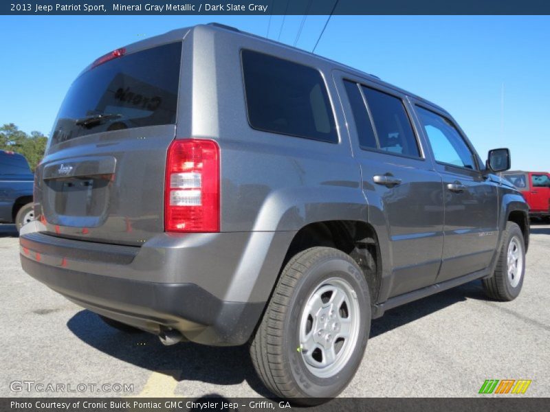 Mineral Gray Metallic / Dark Slate Gray 2013 Jeep Patriot Sport