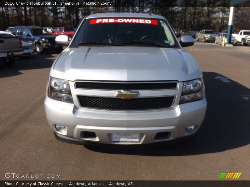 Sheer Silver Metallic / Ebony 2010 Chevrolet Suburban LT