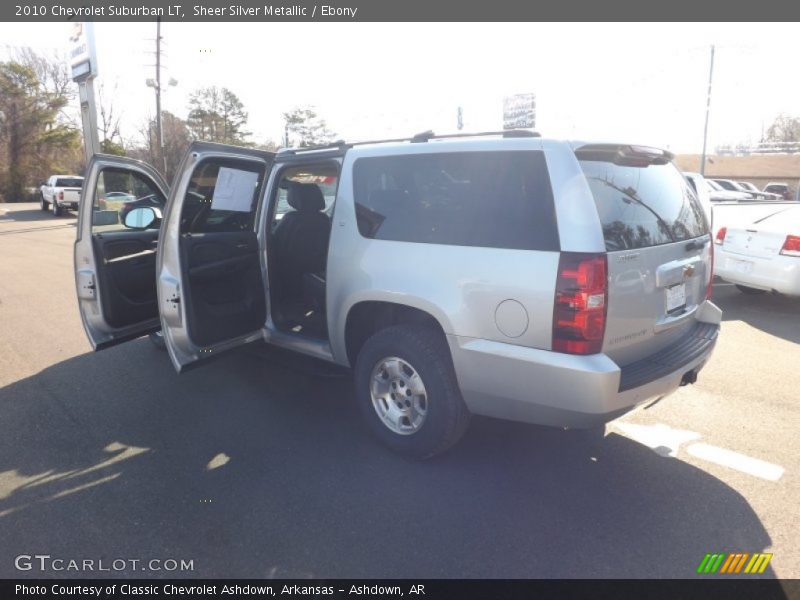 Sheer Silver Metallic / Ebony 2010 Chevrolet Suburban LT