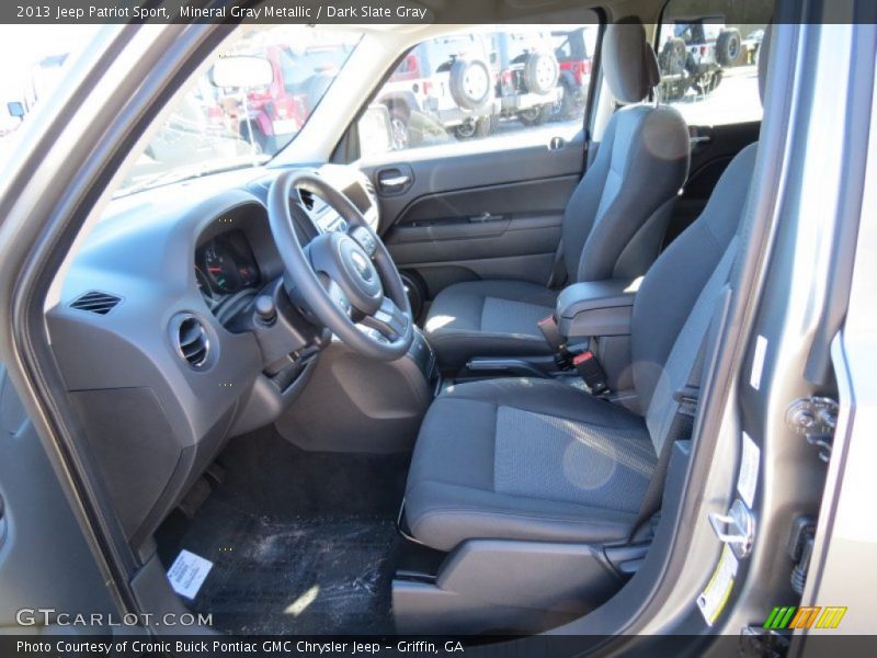 Mineral Gray Metallic / Dark Slate Gray 2013 Jeep Patriot Sport
