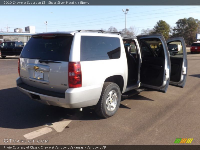 Sheer Silver Metallic / Ebony 2010 Chevrolet Suburban LT