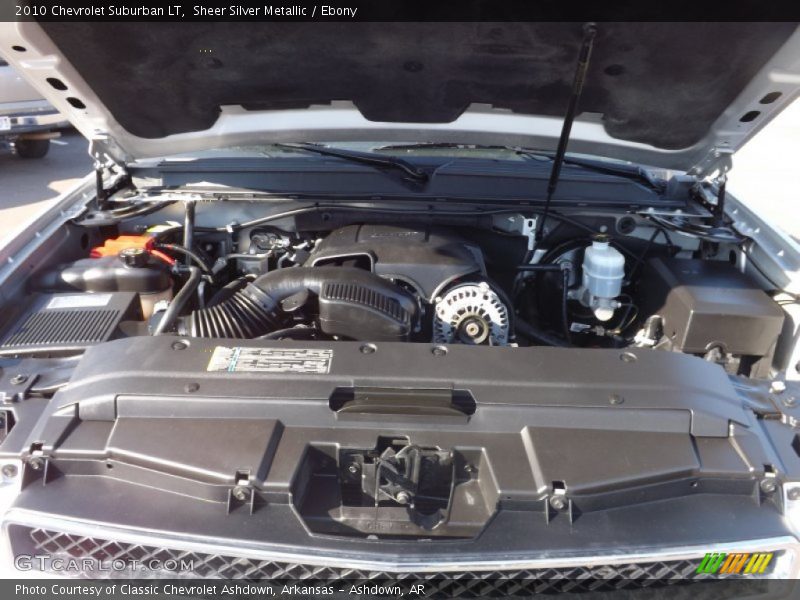 Sheer Silver Metallic / Ebony 2010 Chevrolet Suburban LT