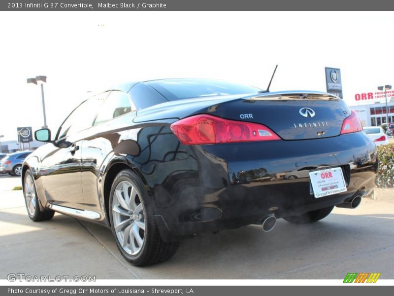 Malbec Black / Graphite 2013 Infiniti G 37 Convertible