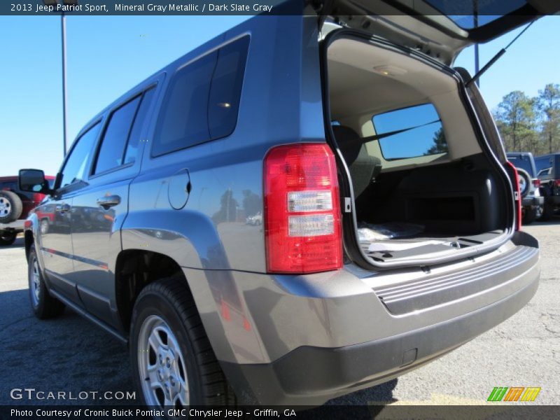 Mineral Gray Metallic / Dark Slate Gray 2013 Jeep Patriot Sport