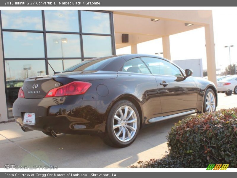 Malbec Black / Graphite 2013 Infiniti G 37 Convertible