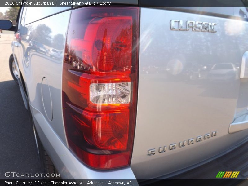 Sheer Silver Metallic / Ebony 2010 Chevrolet Suburban LT