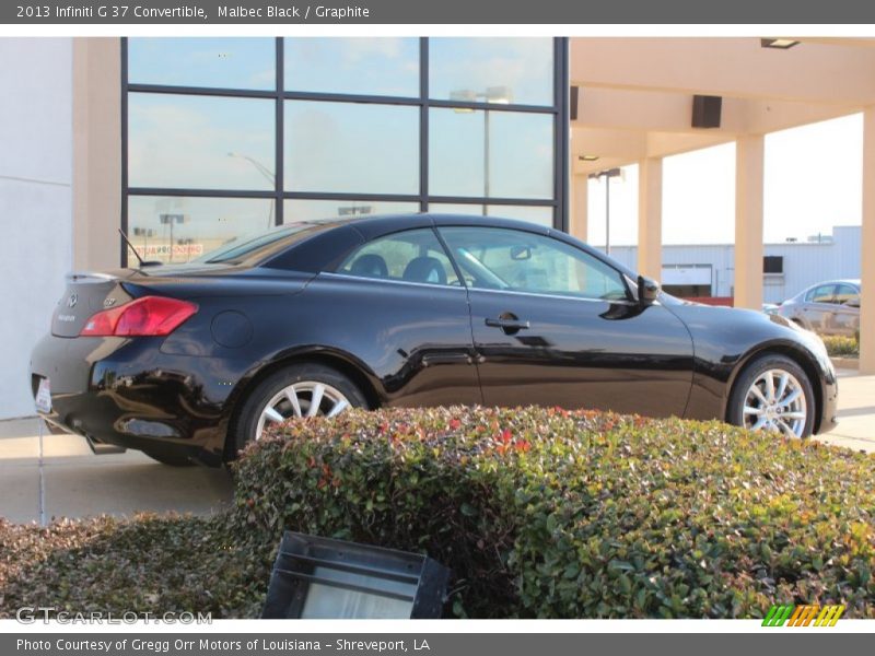 Malbec Black / Graphite 2013 Infiniti G 37 Convertible