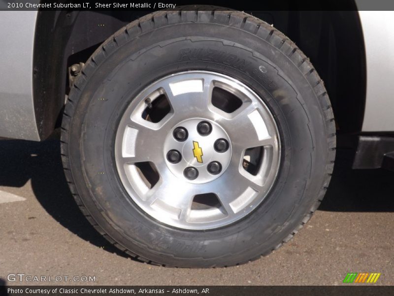 Sheer Silver Metallic / Ebony 2010 Chevrolet Suburban LT