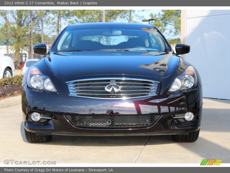 Malbec Black / Graphite 2013 Infiniti G 37 Convertible