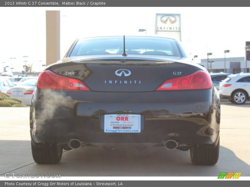 Malbec Black / Graphite 2013 Infiniti G 37 Convertible
