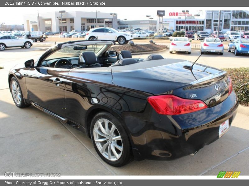 Malbec Black / Graphite 2013 Infiniti G 37 Convertible