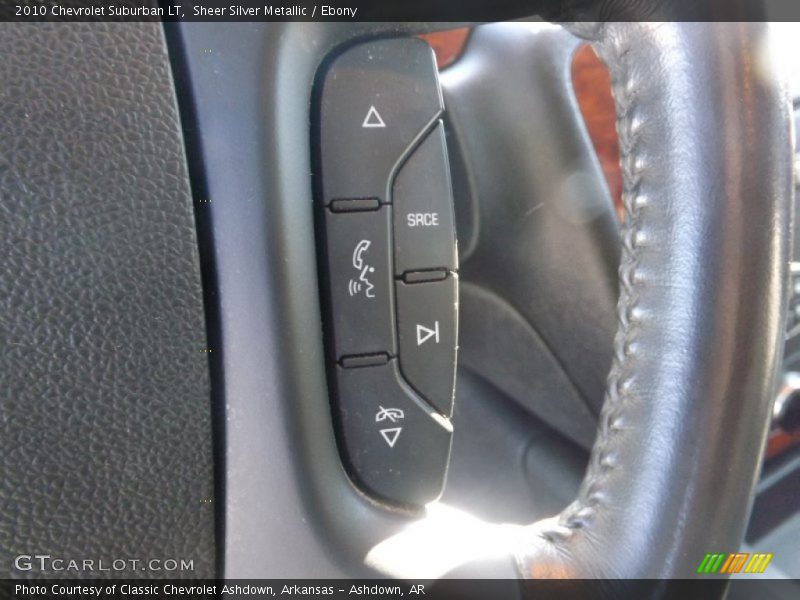 Sheer Silver Metallic / Ebony 2010 Chevrolet Suburban LT