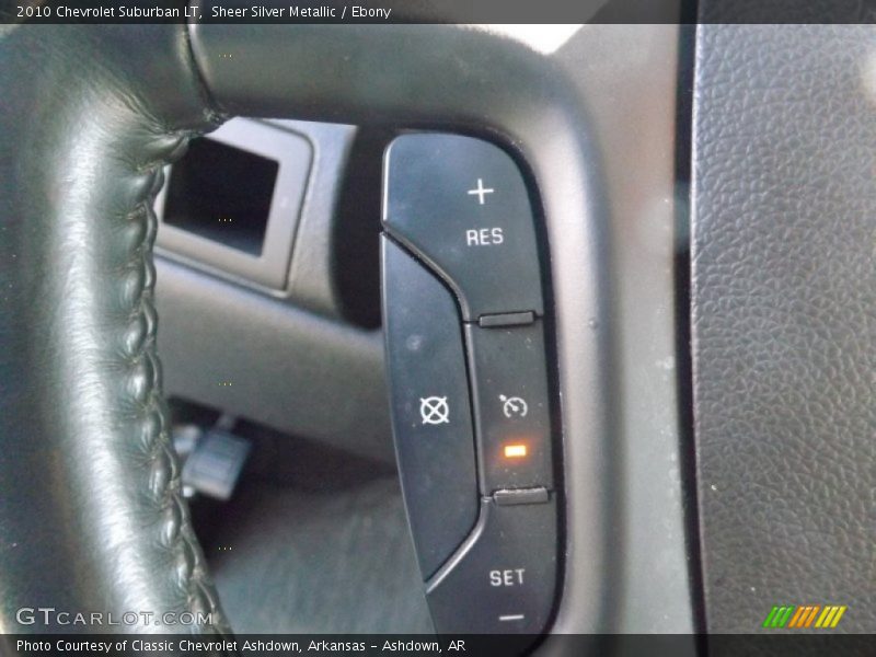Sheer Silver Metallic / Ebony 2010 Chevrolet Suburban LT