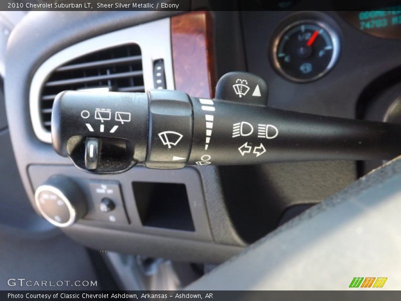 Sheer Silver Metallic / Ebony 2010 Chevrolet Suburban LT